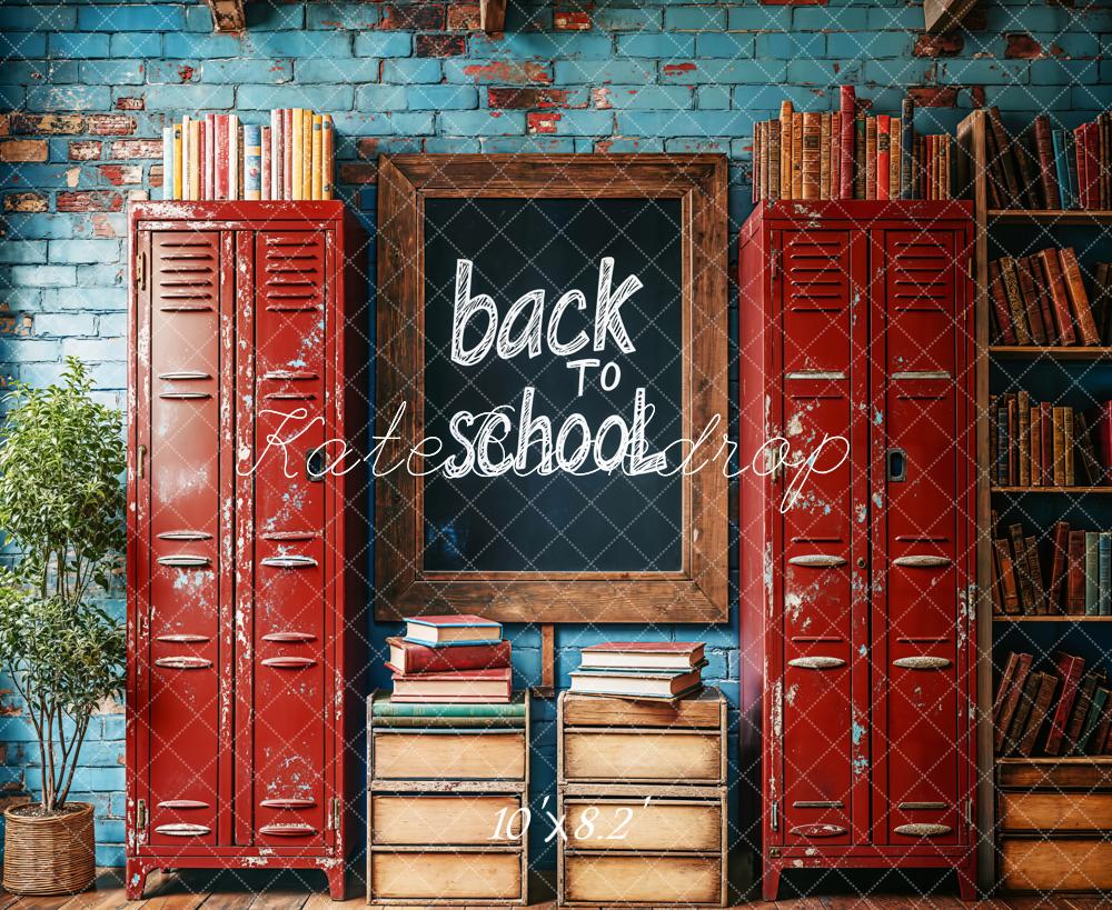 Kate Back to School Chalkboard Locker Backdrop Designed by Emetselch - Image 8