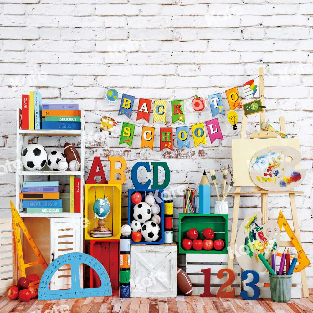 Kate Back to School Children Backdrop Designed by Emetselch - Image 2