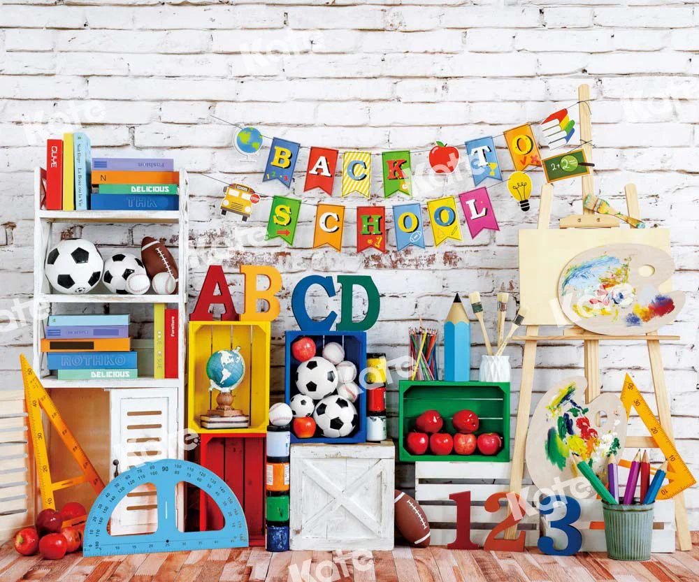 Kate Back to School Children Backdrop Designed by Emetselch - Image 3