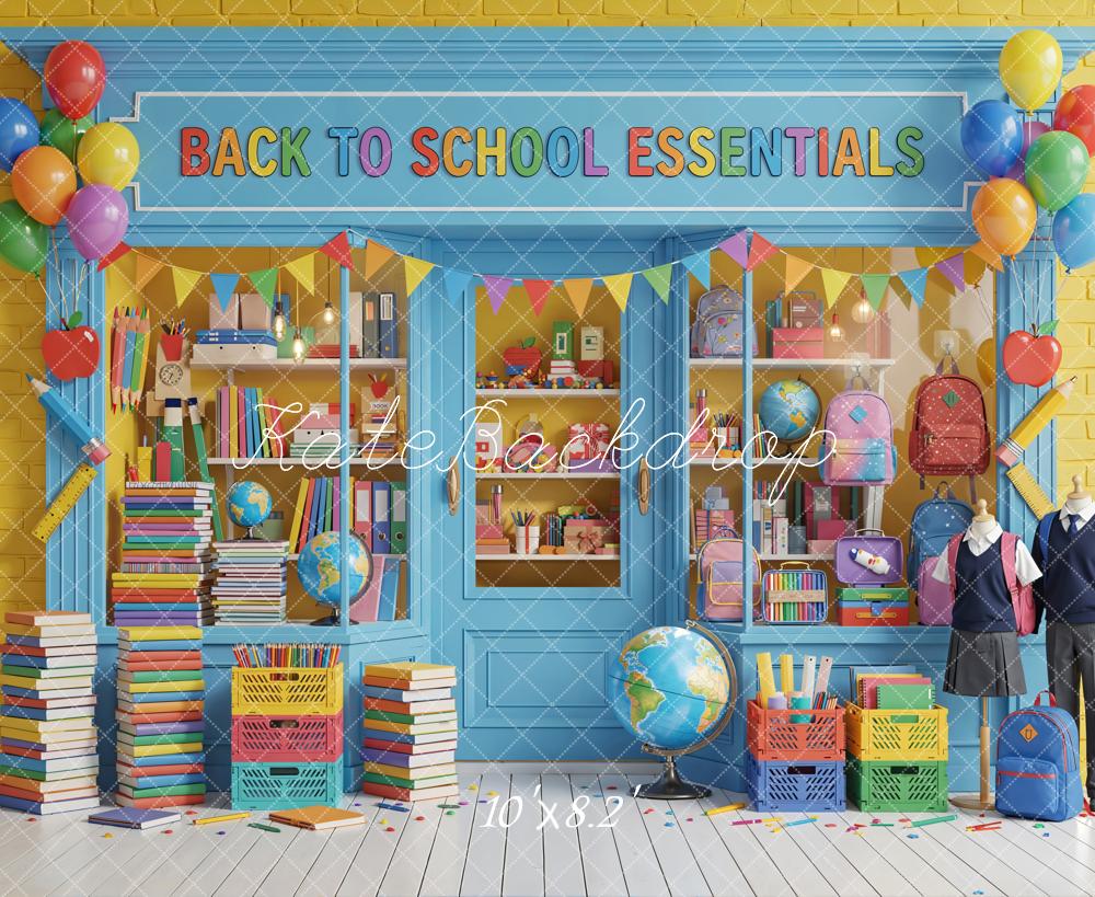 Kate Back To School Classroom Books Balloons Backdrop Designed by Emetselch - Image 6