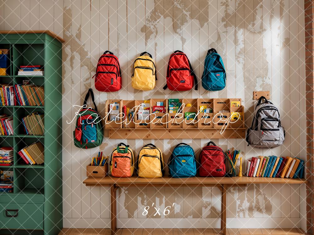 Kate Back to School Colorful Bags Backdrop Designed by Emetselch - Image 3