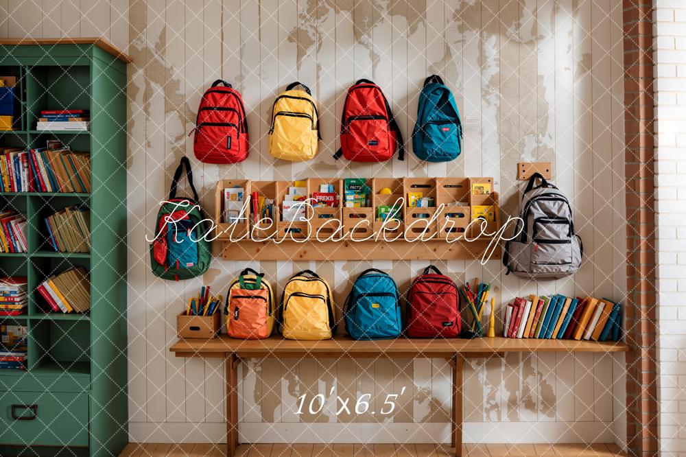 Kate Back to School Colorful Bags Backdrop Designed by Emetselch - Image 4
