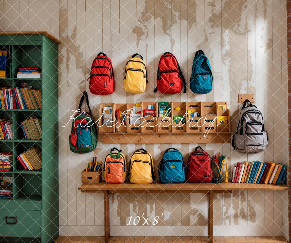 Kate Back to School Colorful Bags Backdrop Designed by Emetselch - Image 5