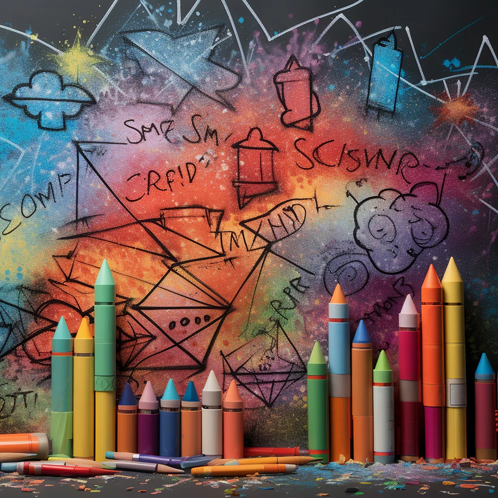 Kate Back to School Crayon Dream Backdrop Designed by Emetselch - Image 3