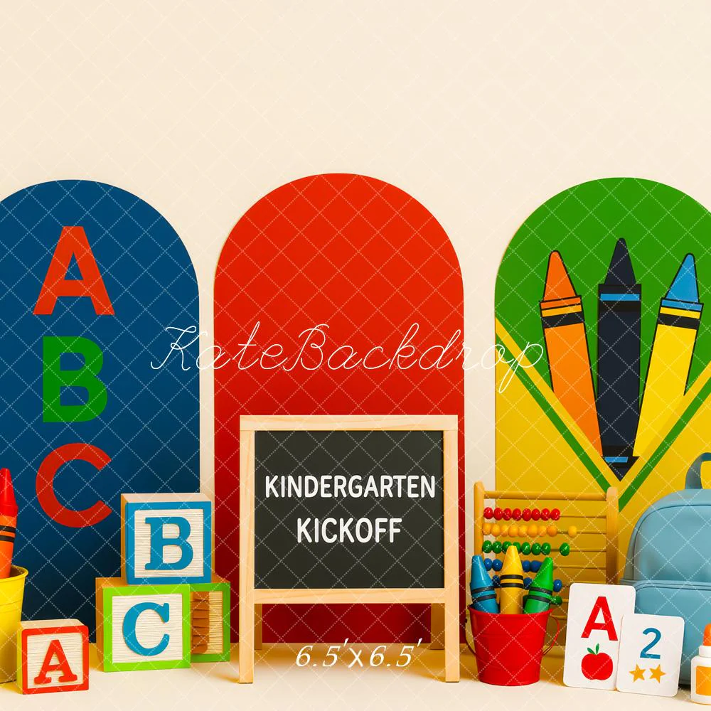 Kate Back to School Crayons Backdrop Designed by Patty Robert - Image 2