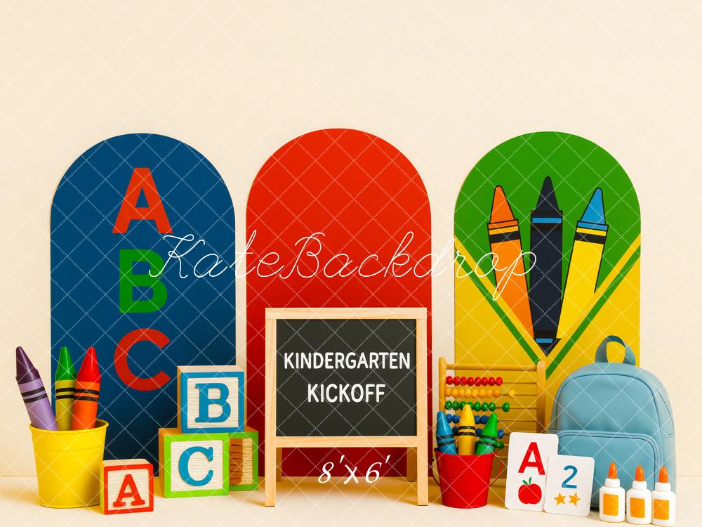 Kate Back to School Crayons Backdrop Designed by Patty Robert - Image 3