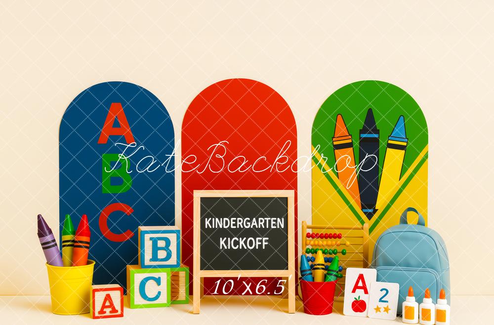 Kate Back to School Crayons Backdrop Designed by Patty Robert - Image 4