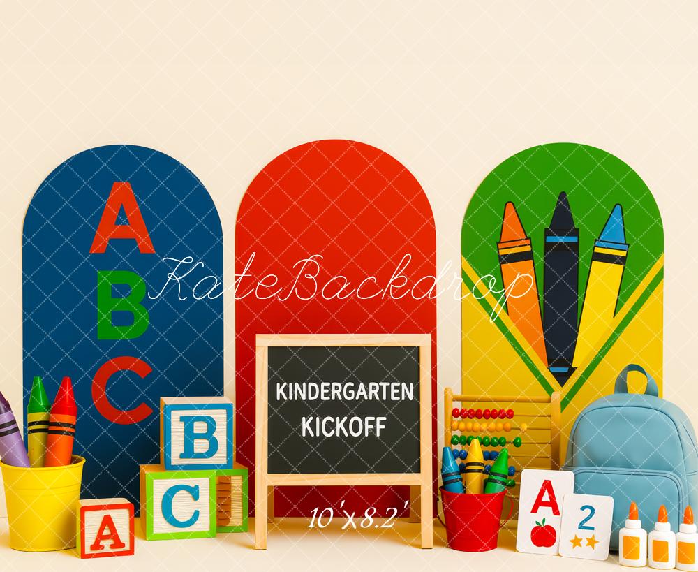 Kate Back to School Crayons Backdrop Designed by Patty Robert - Image 5