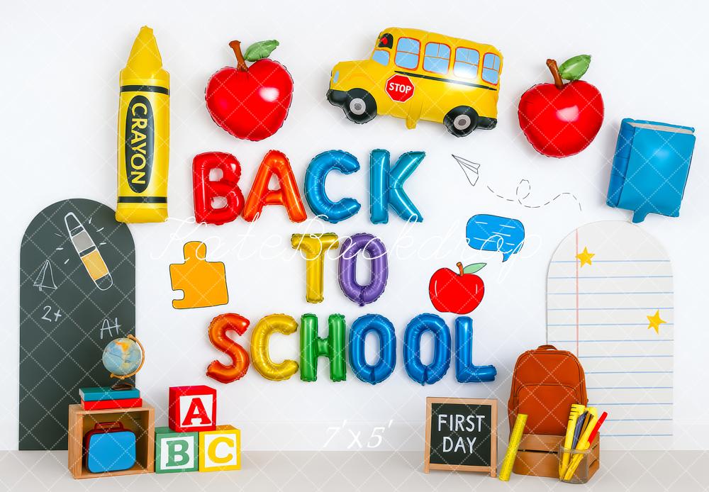 Kate Back To School Backdrop Primary Classroom Designed by Patty Robert - Image 2