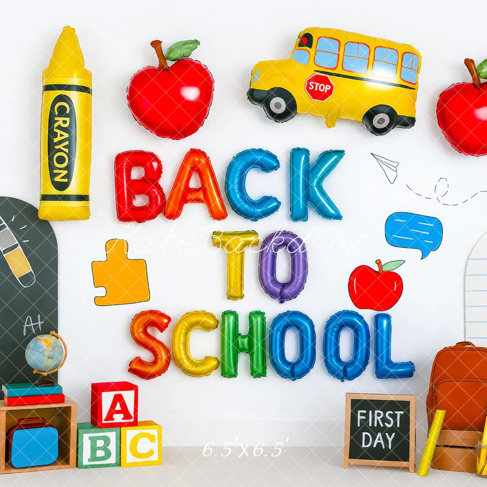Kate Back To School Backdrop Primary Classroom Designed by Patty Robert - Image 5
