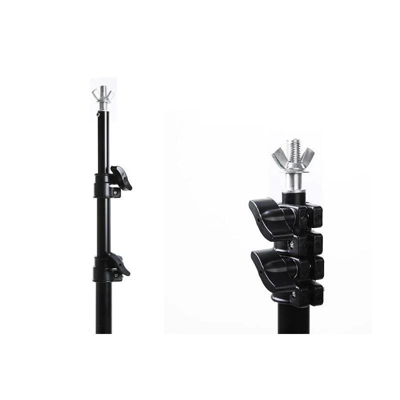 Kate Light-duty 6.5x10ft-10x8.5ft Black Aluminum Backdrop Stand (3cm Thick) - Image 6