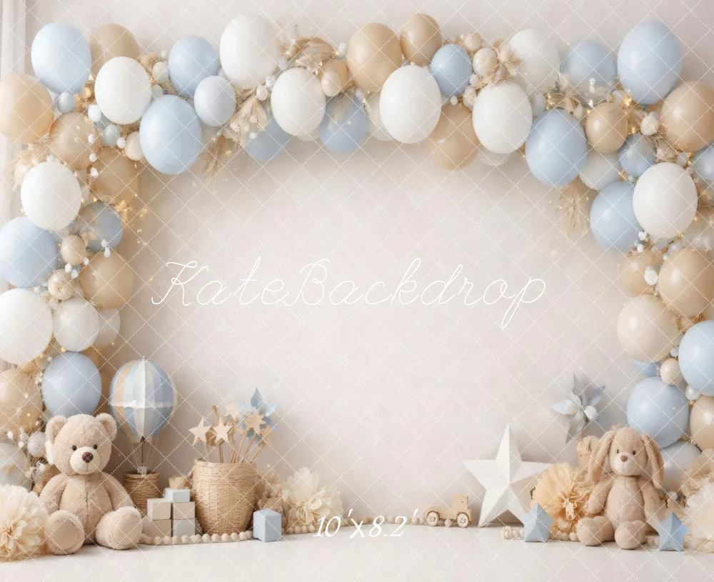 Kate Balloon Arch Teddy Bear Beige Backdrop Designed by Vertigo Productions - Image 6
