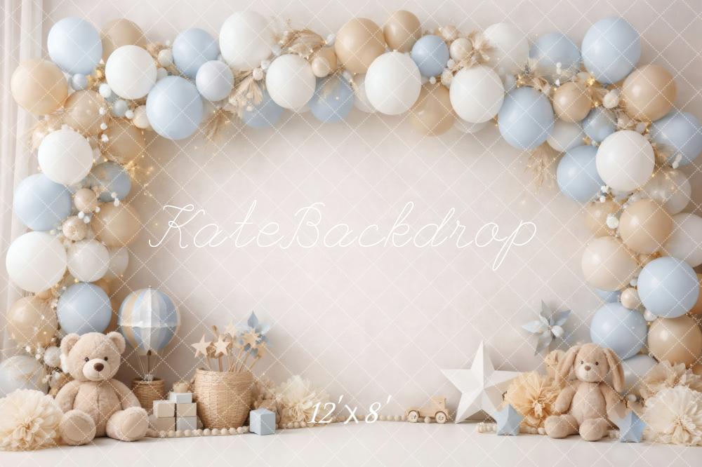 Kate Balloon Arch Teddy Bear Beige Backdrop Designed by Vertigo Productions - Image 8