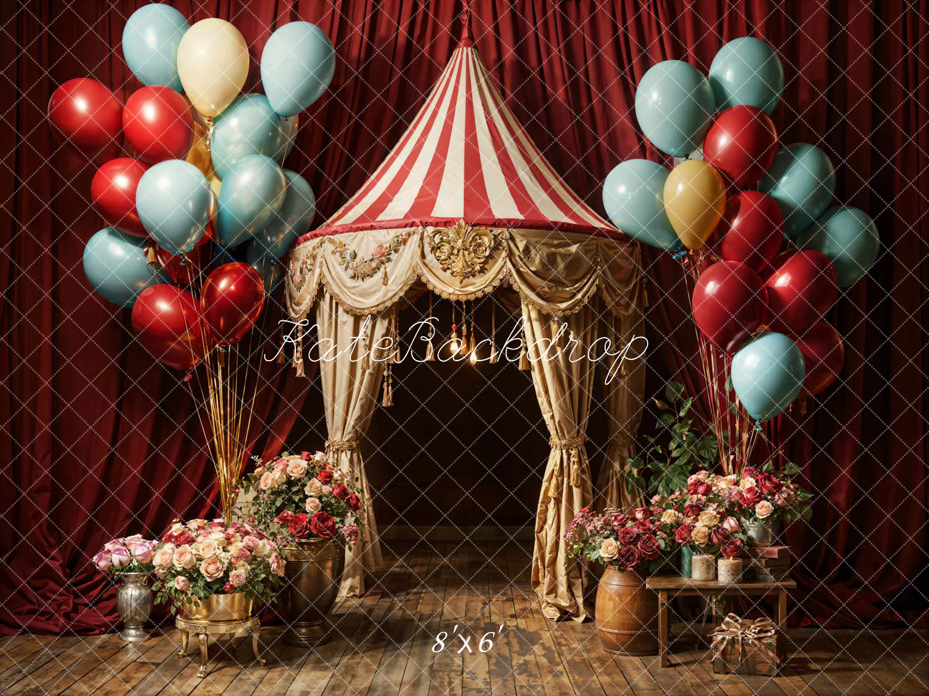 Kate Balloon Flowers Noble Stage Backdrop Designed by Chain Photography - Image 3