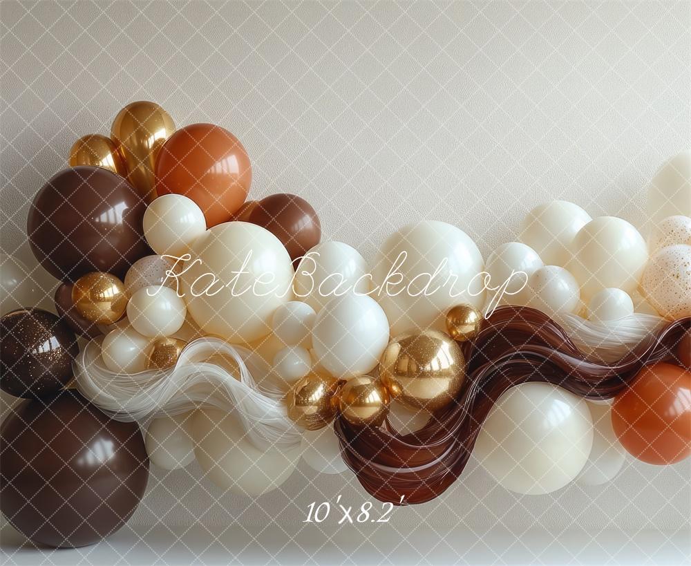 Kate Balloon Wave Brown Backdrop Designed by Mini MakeBelieve - Image 5