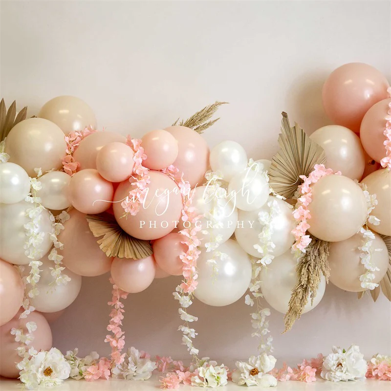 Kate Balloons Floral Garland Backdrop Designed by Megan Leigh Photography - Image 3