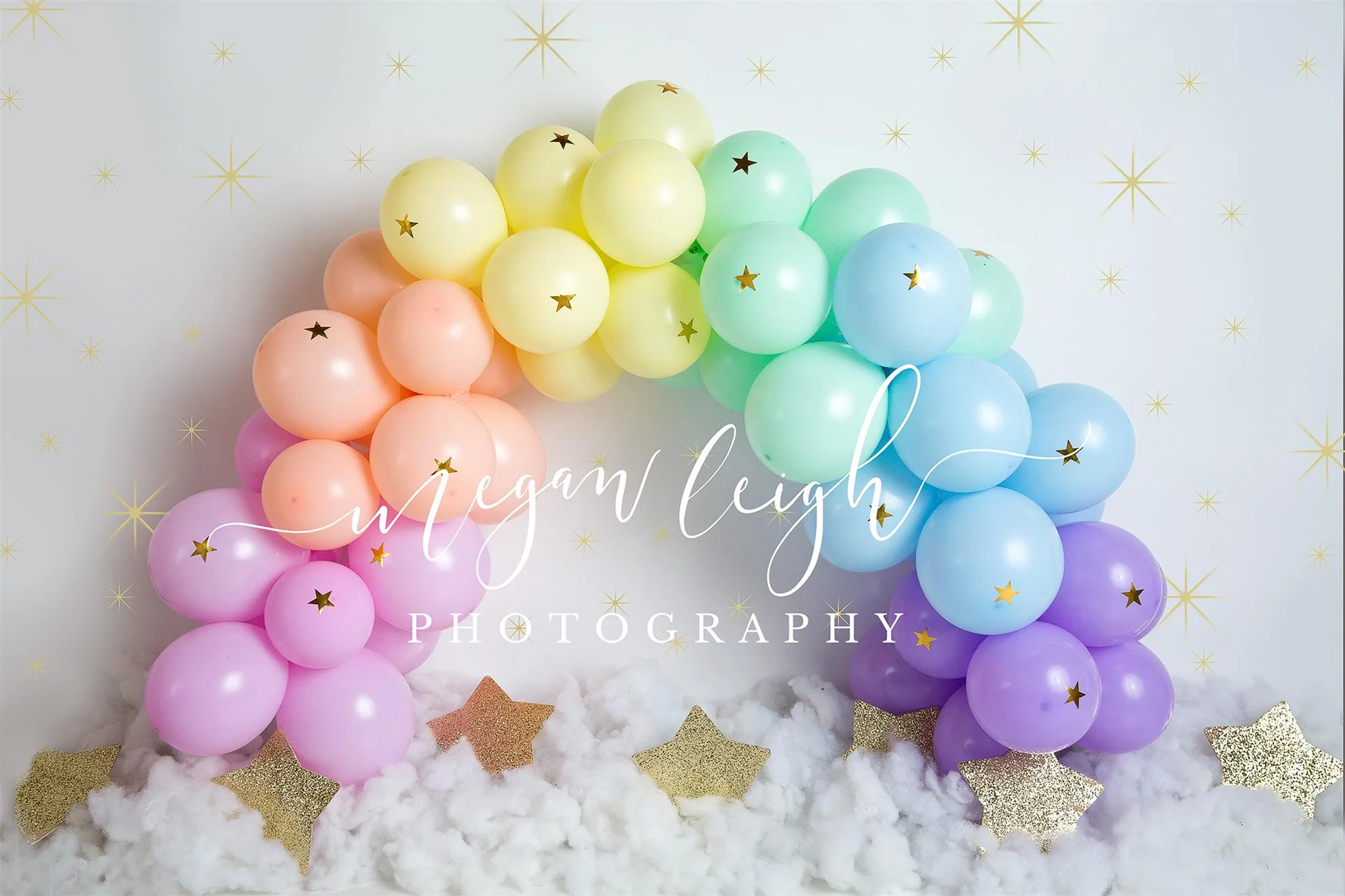 Kate Balloons Garland Children Birthday Backdrop Designed by Megan Leigh Photography - Image 2