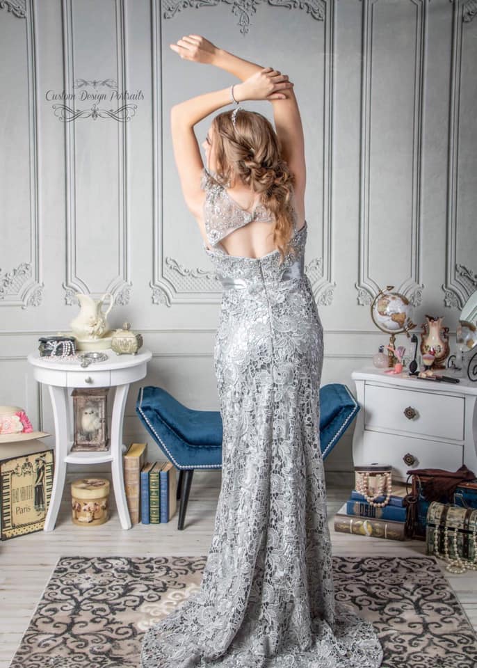 Kate Vintage Wall Parisian Style Classical Dressing Cabinet Backdrop for Photography Designed by Lisa Olson - Image 4
