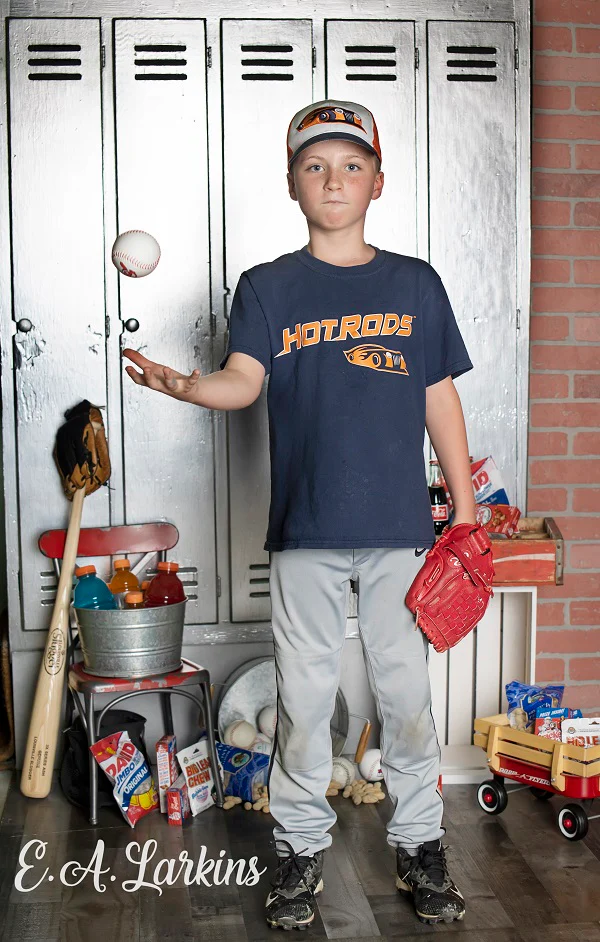 Kate Baseball Sports Children Backdrop for Photography Designed by Erin Larkins - Image 3