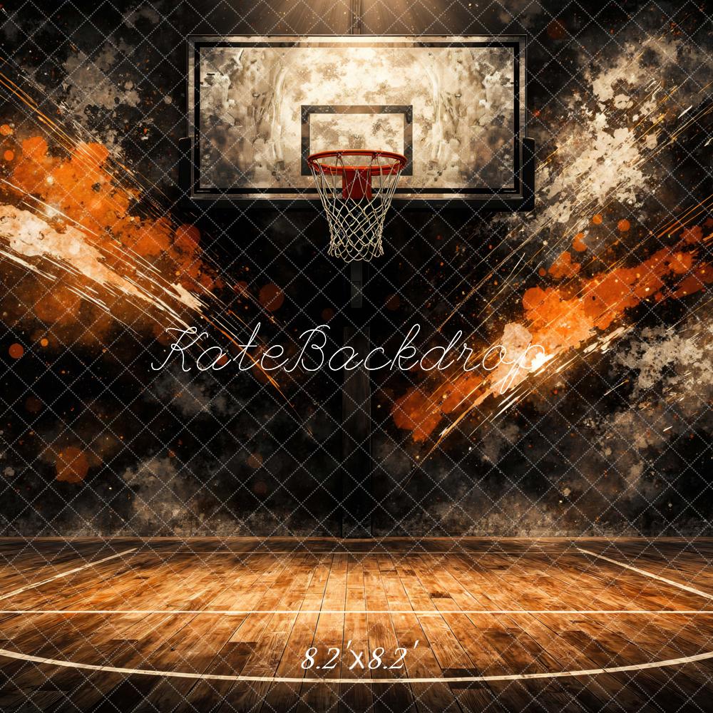 Kate Sport Basketball Court Hoop Abstract Backdrop Designed by Mini MakeBelieve - Image 5