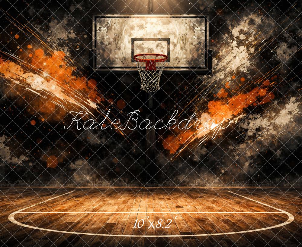 Kate Sport Basketball Court Hoop Abstract Backdrop Designed by Mini MakeBelieve - Image 6