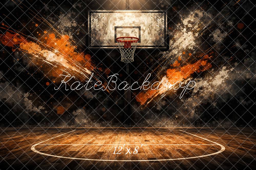 Kate Sport Basketball Court Hoop Abstract Backdrop Designed by Mini MakeBelieve - Image 8