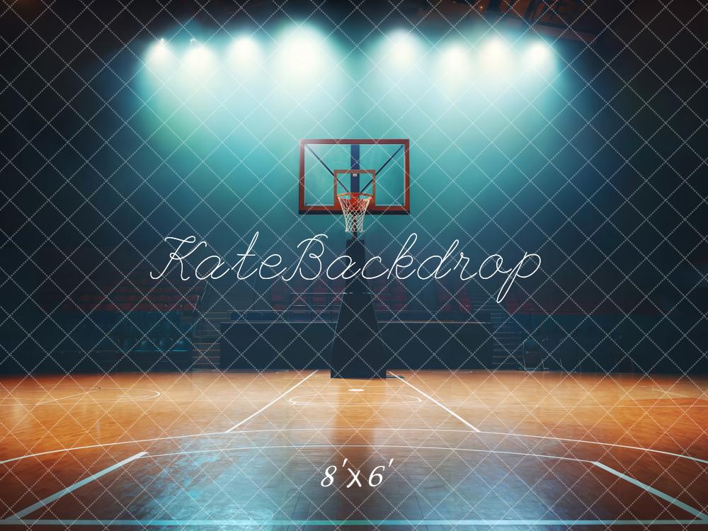 Kate Basketball Court Spotlight Backdrop Designed by Chain Photography - Image 3