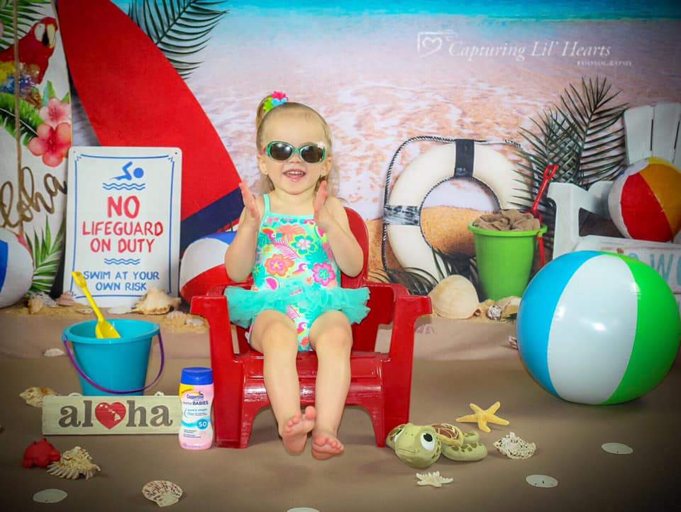 Kate Beach Day Sea Summer Backdrop for Photography Designed by Megan Leigh Photography - Image 5