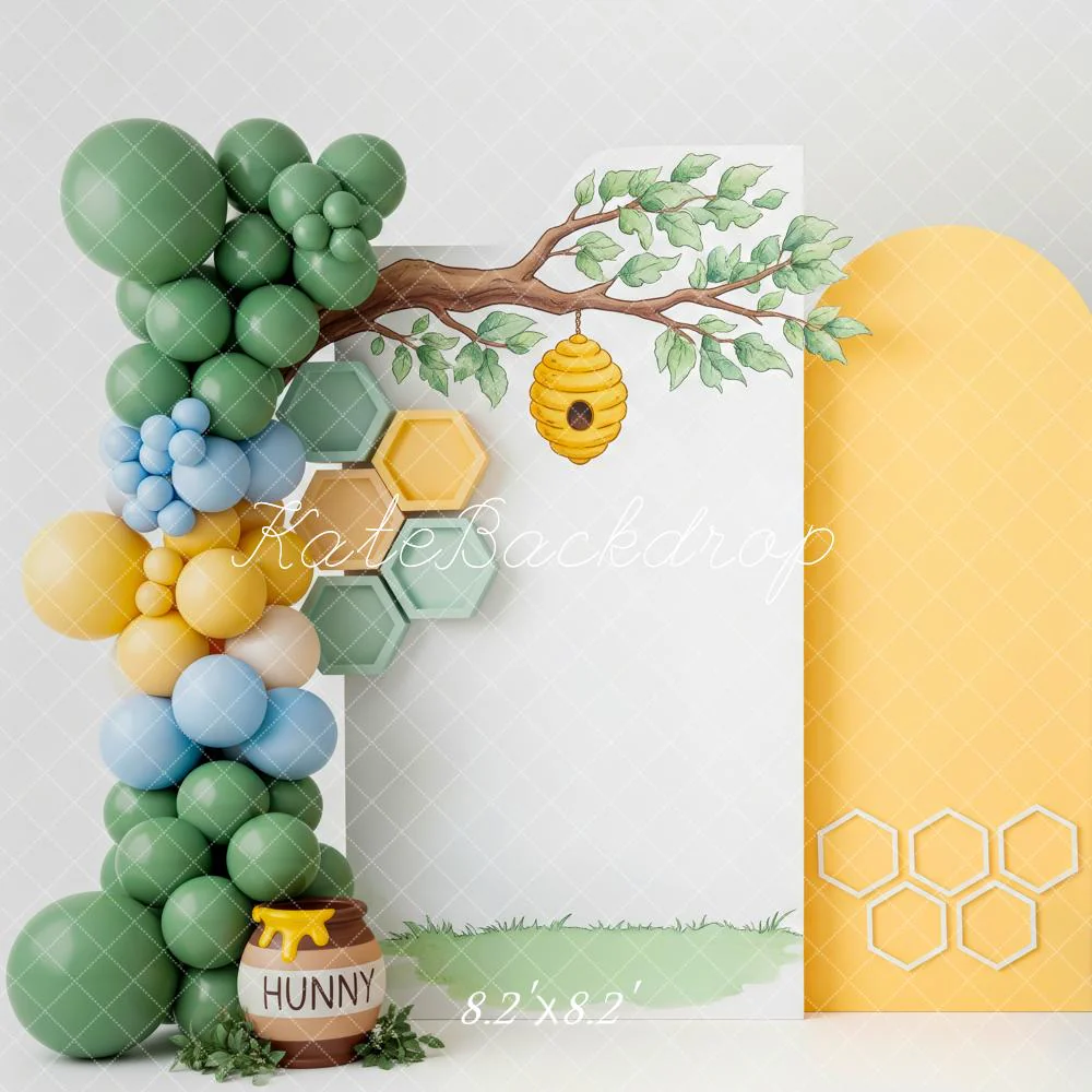 Kate Bee Hive Branch Balloons Honeycomb Backdrop Designed by Patty Robert - Image 5