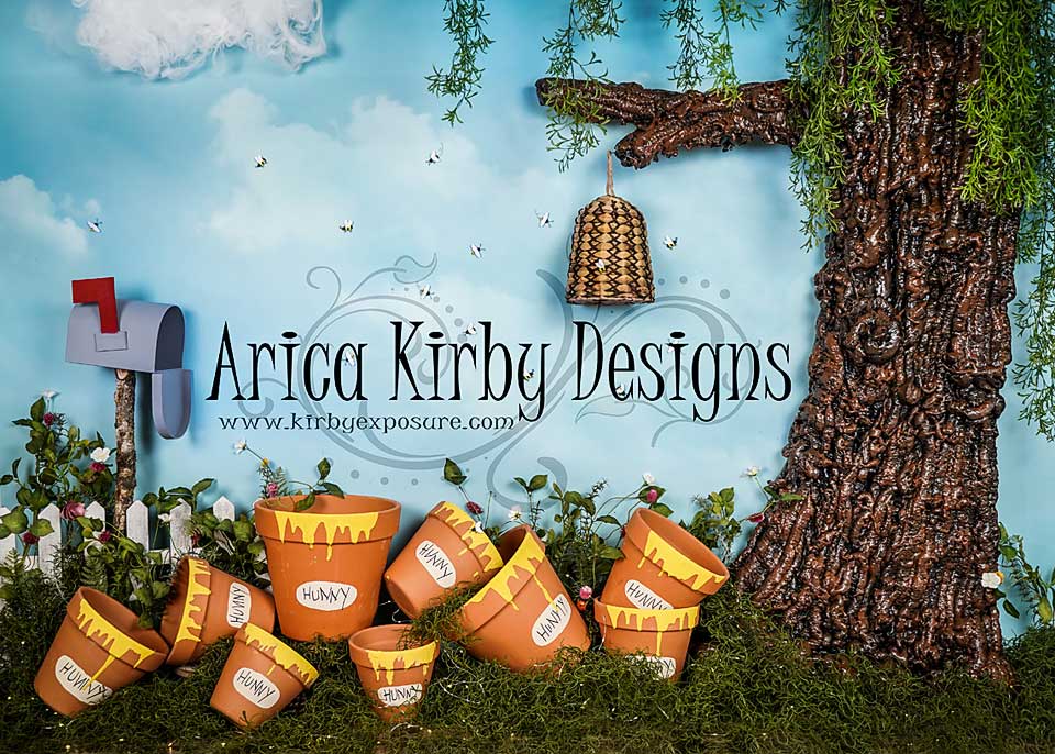 Kate Bees and Hunny Backdrop Designed by Arica Kirby - Image 2