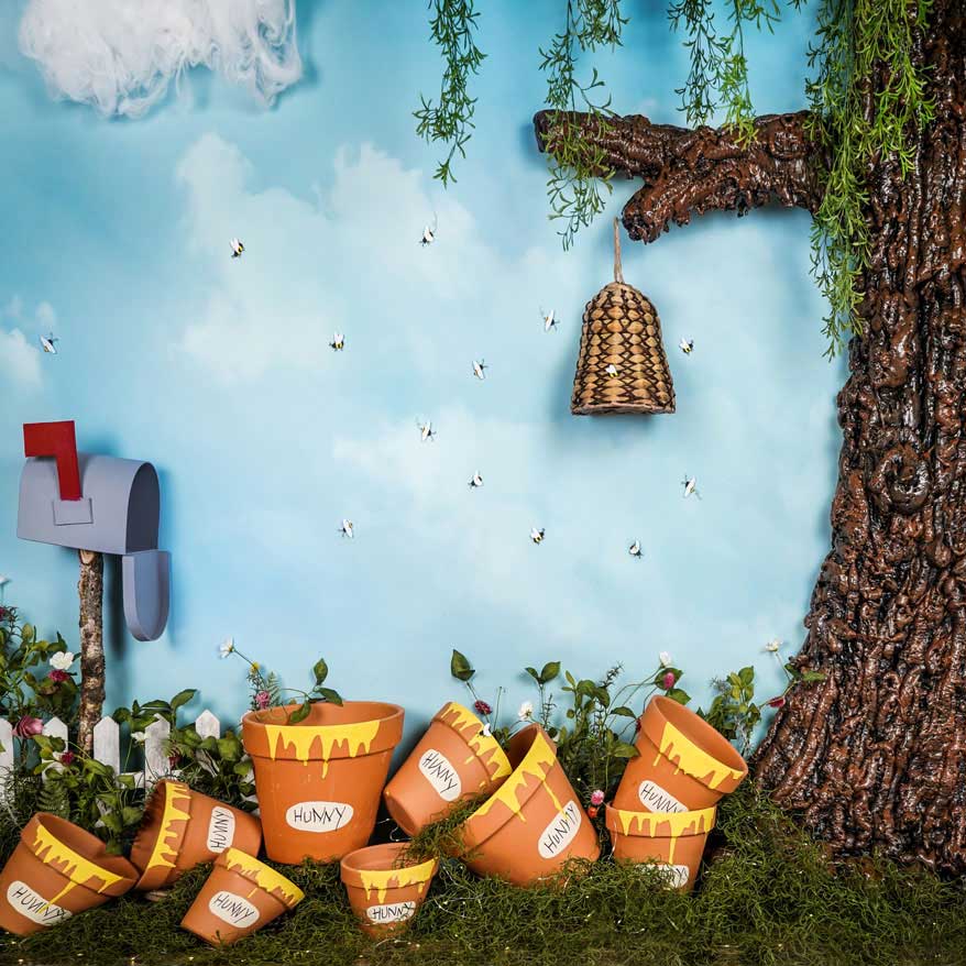 Kate Bees and Hunny Backdrop Designed by Arica Kirby - Image 5