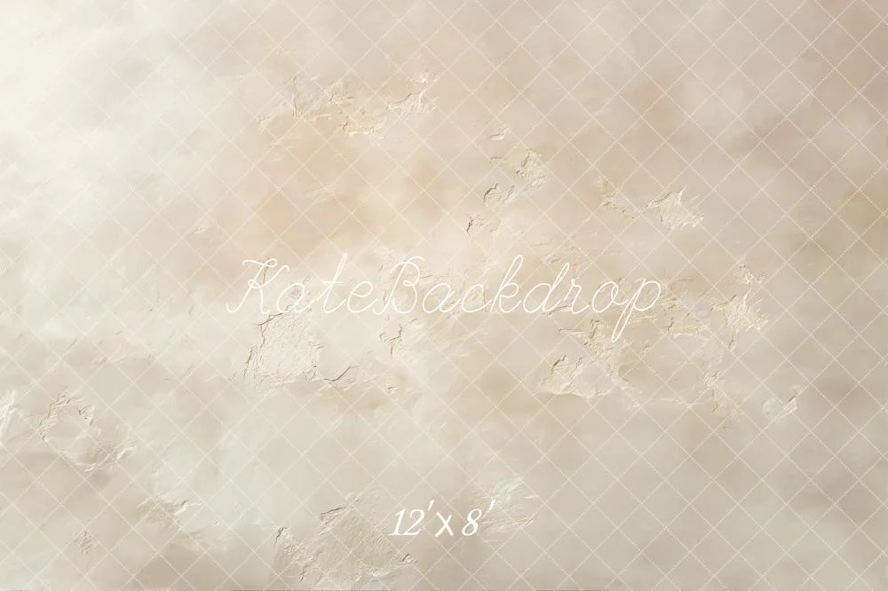 Kate Beige Abstract Texture Fleece Backdrop Designed by Emetselch - Image 4