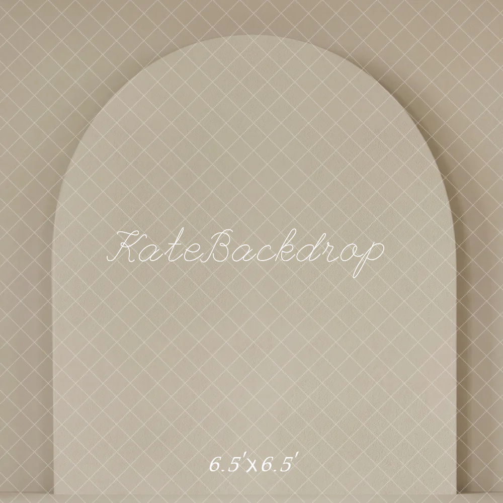 Kate Beige Arch Retro Wall Diamond Pattern Backdrop Designed by Emetselch - Image 2