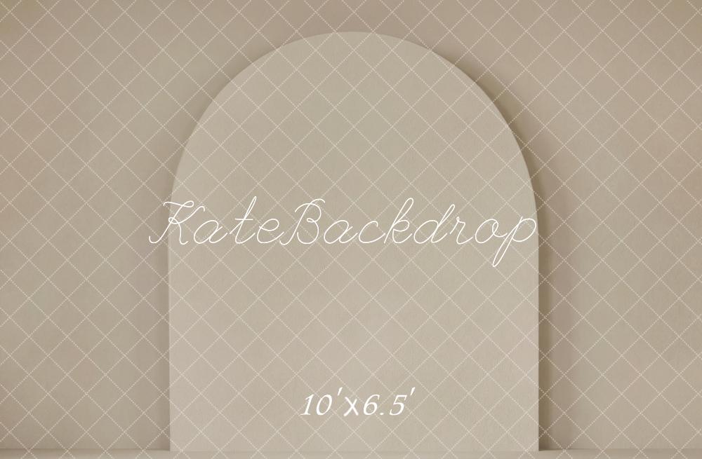 Kate Beige Arch Retro Wall Diamond Pattern Backdrop Designed by Emetselch - Image 4