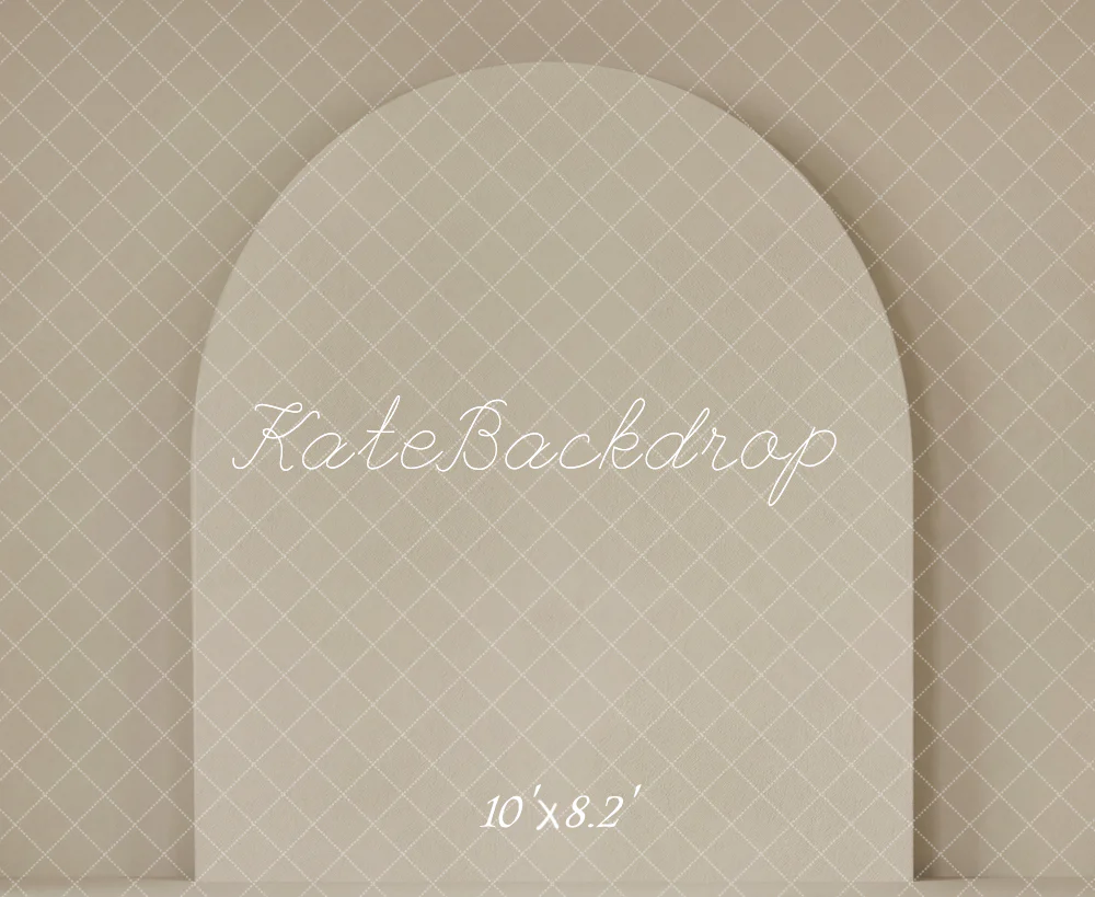 Kate Beige Arch Retro Wall Diamond Pattern Backdrop Designed by Emetselch - Image 6
