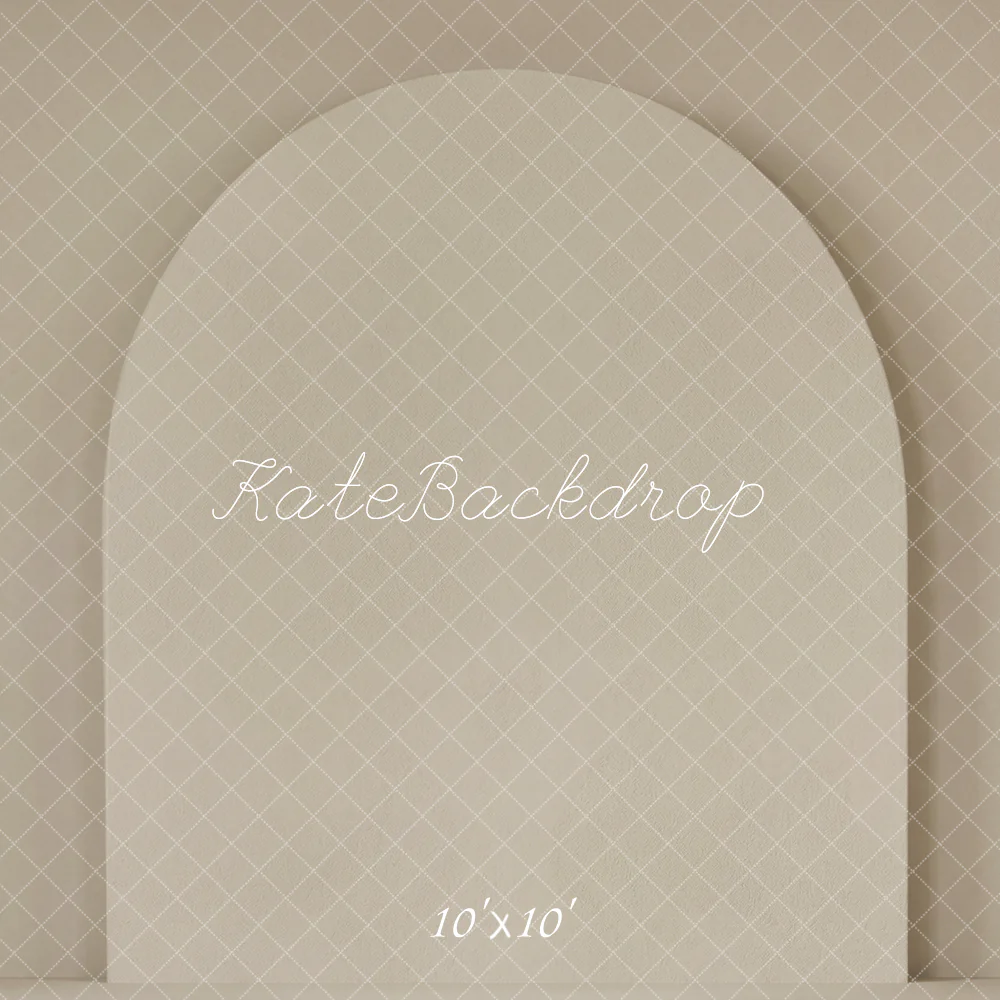 Kate Beige Arch Retro Wall Diamond Pattern Backdrop Designed by Emetselch - Image 7