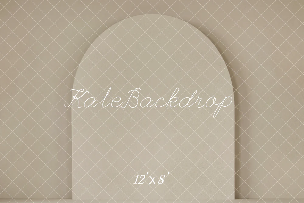Kate Beige Arch Retro Wall Diamond Pattern Backdrop Designed by Emetselch - Image 9