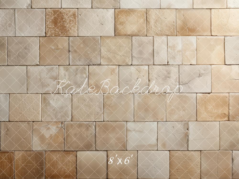 Kate Beige Retro Wall/Floor Backdrop Designed by Patty Robert - Image 3