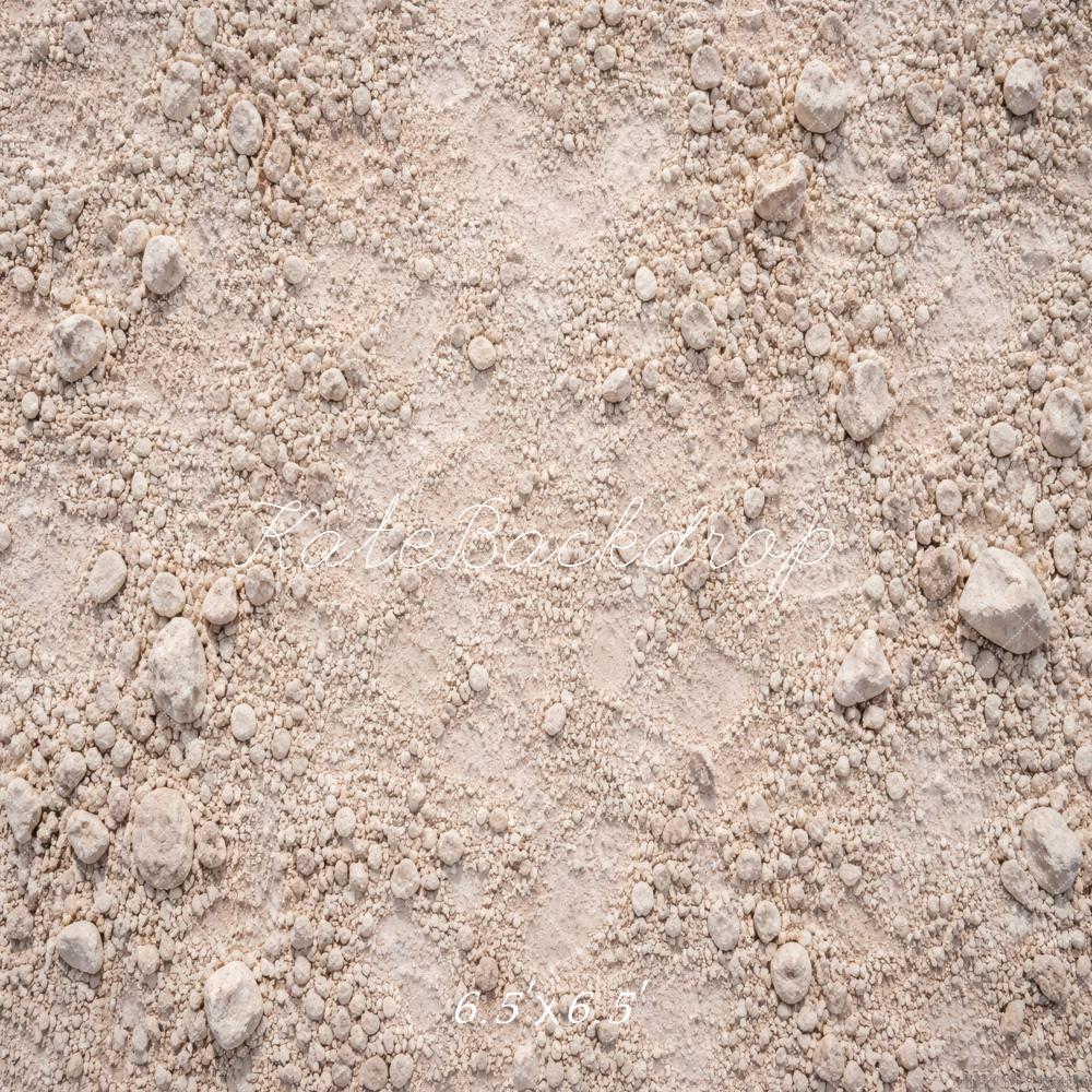 Kate Beige Rocky Soil Texture Floor Backdrop Designed by Vertigo Productions - Image 2