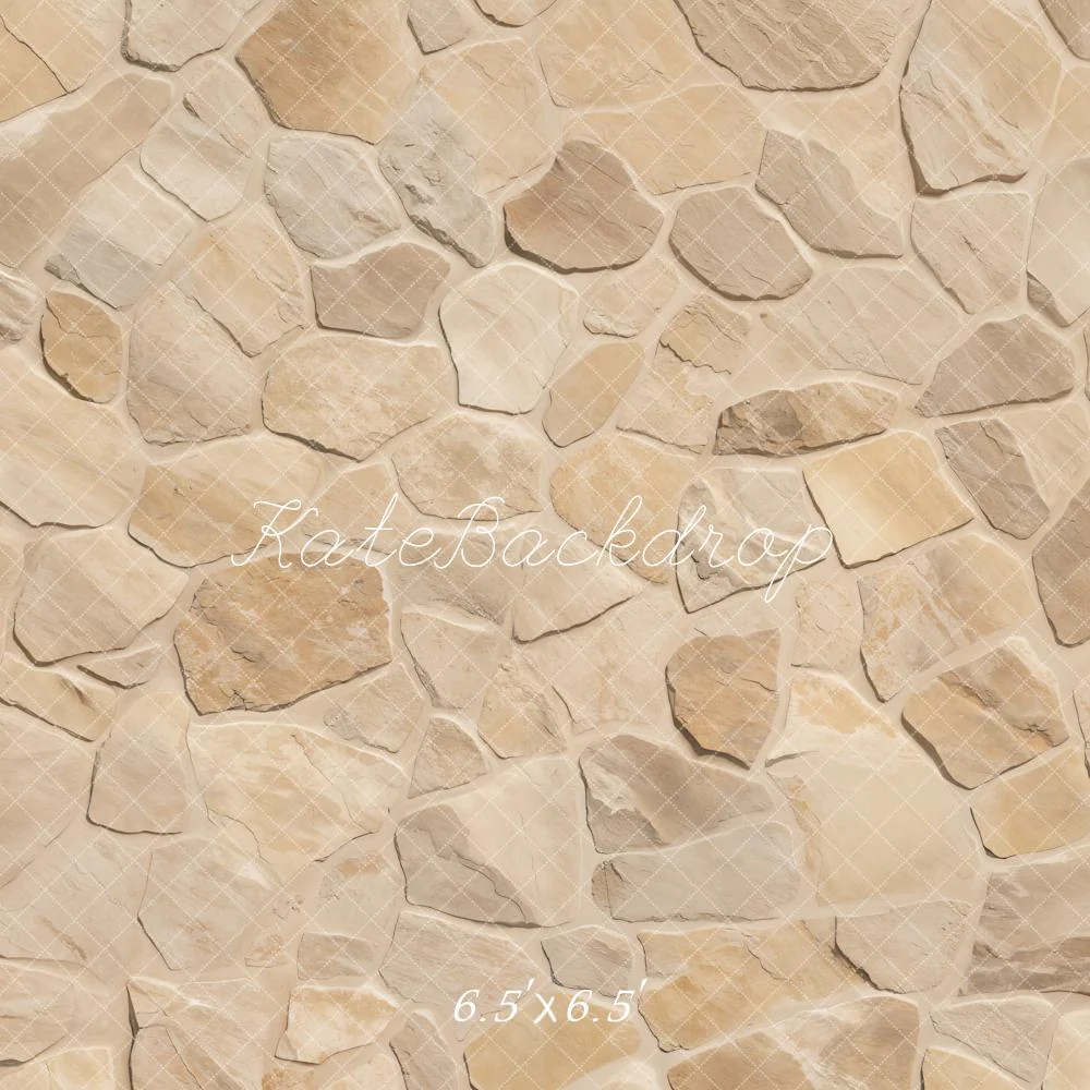 Kate Beige Stone Texture Floor Backdrop Designed by Emetselch - Image 2