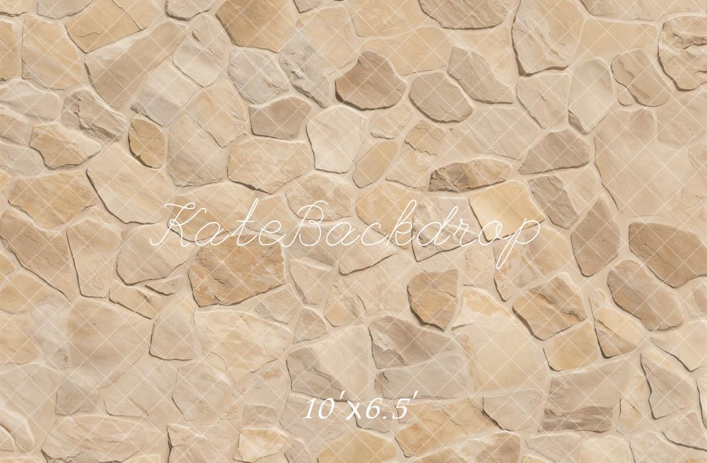 Kate Beige Stone Texture Floor Backdrop Designed by Emetselch - Image 4
