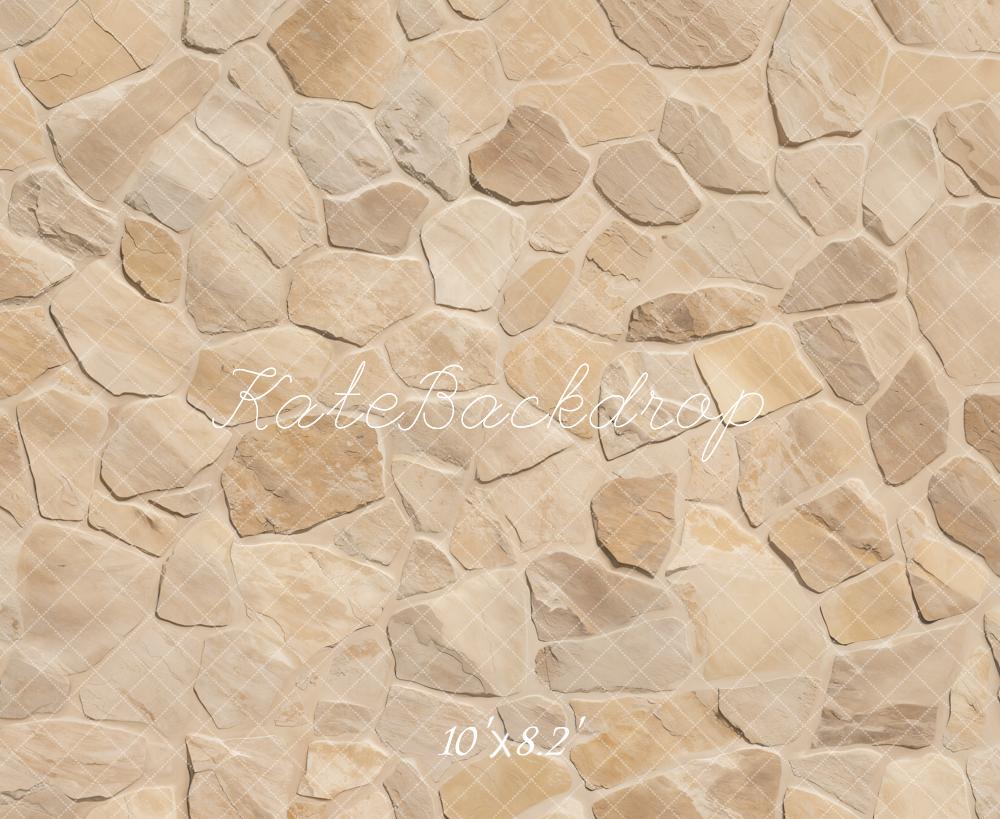 Kate Beige Stone Texture Floor Backdrop Designed by Emetselch - Image 5