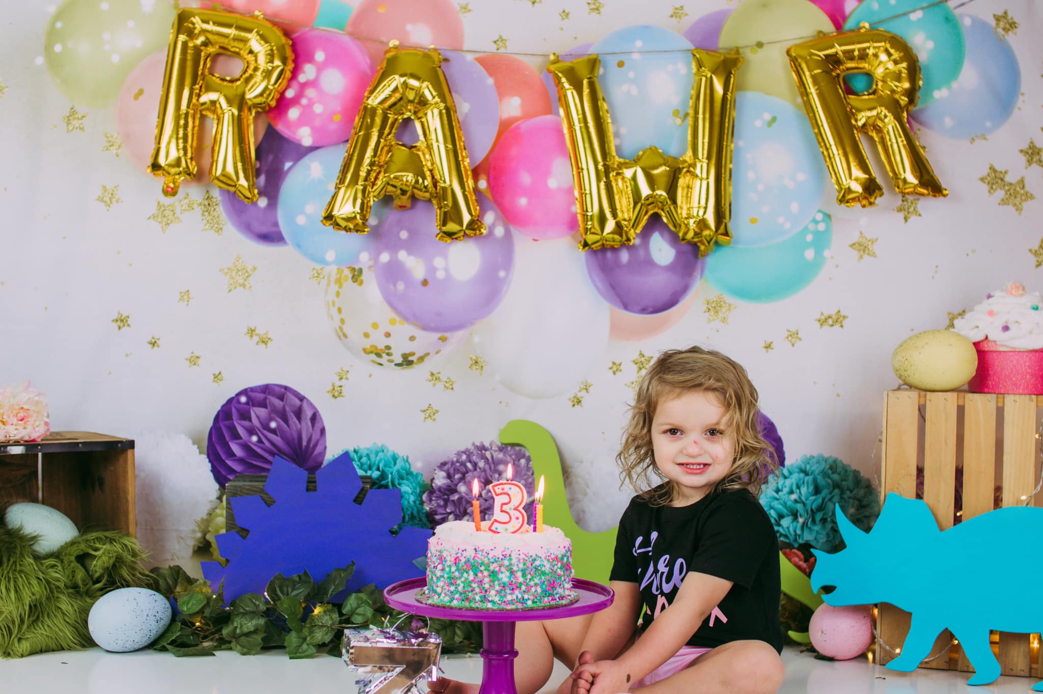 Kate Birthday Balloons and Stars Backdrop Designed By Mandy Ringe Photography - Image 7
