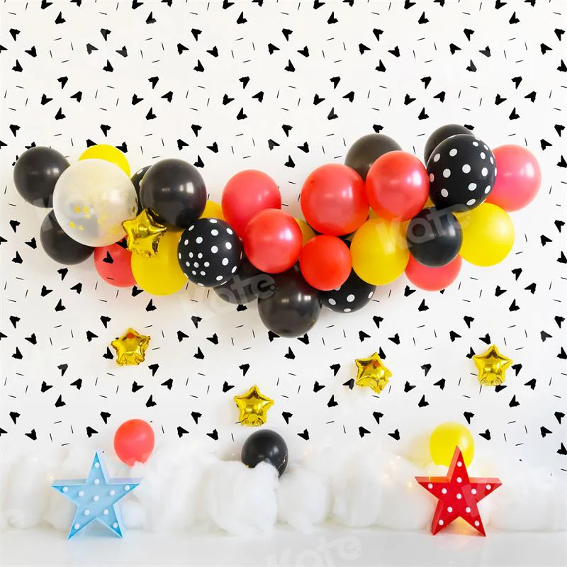 Kate Birthday Balloons Star Backdrop Designed by Uta Mueller Photography - Image 2