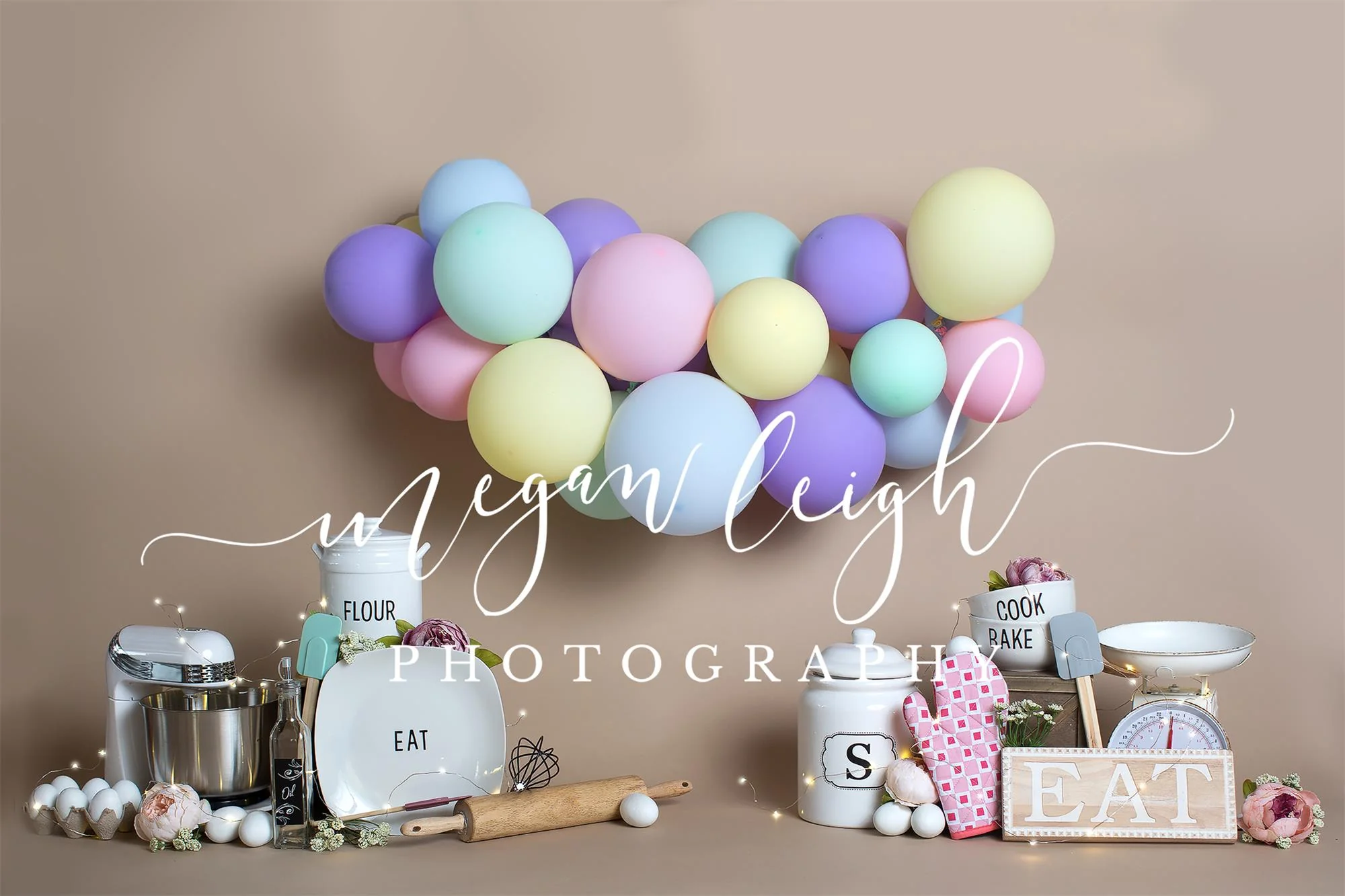 Kate Cake Smash Baker Children Backdrop Designed by Megan Leigh Photography - Image 2