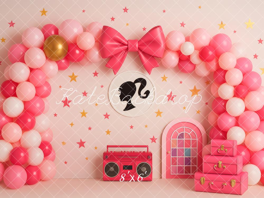 Kate Birthday Pink Balloon Arch Backdrop Designed by Patty Robert - Image 4
