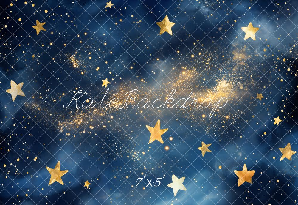 Kate Birthday Starry Night Sky Galaxy Backdrop Designed by Emetselch - Image 2