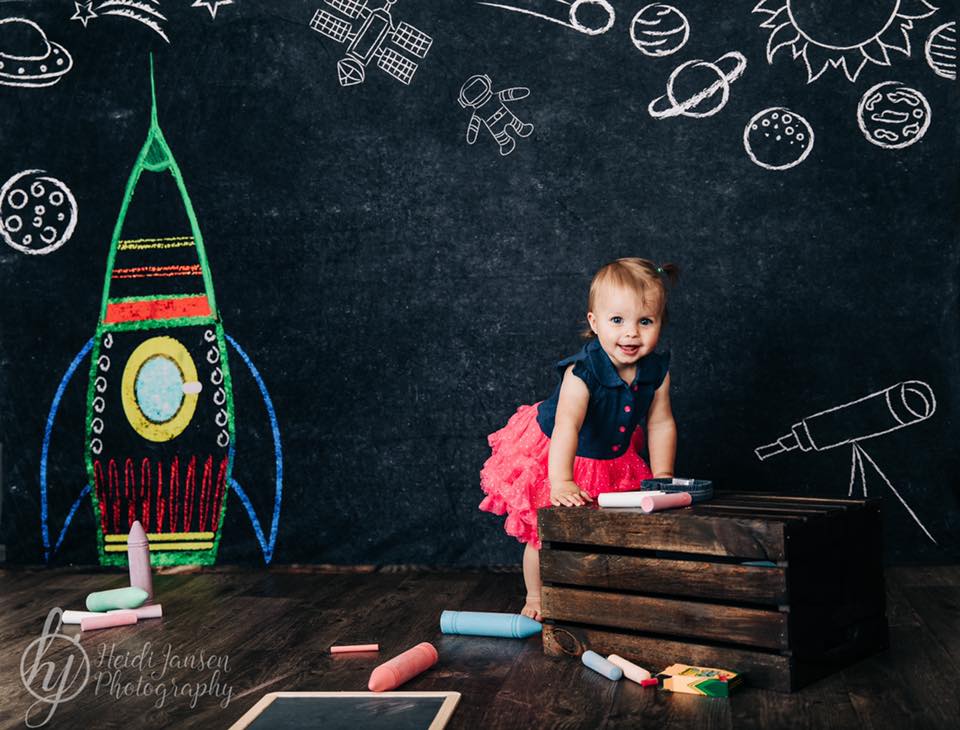 Kate Blackboard Back to School Children Backdrop Designed by Thousand Words Photography - Image 4