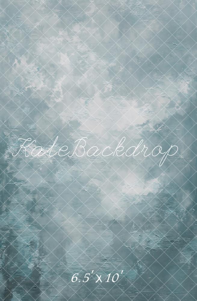 Kate Blue Abstract Texture Backdrop Designed by GQ - Image 4