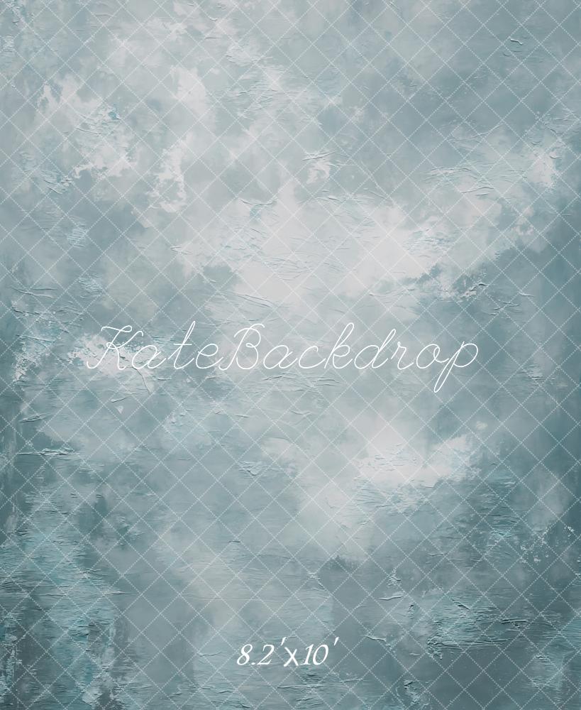 Kate Blue Abstract Texture Backdrop Designed by GQ - Image 6